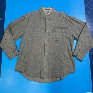 Tommy Hilfiger Men's Gray Button Down Shirt